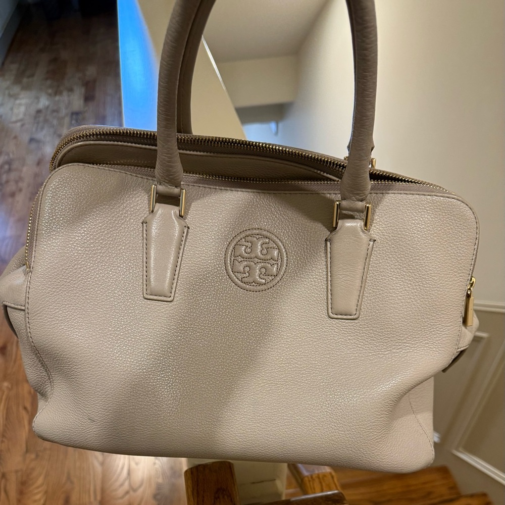 Tory Burch Gray Satchel Bag - Picture 5 of 9